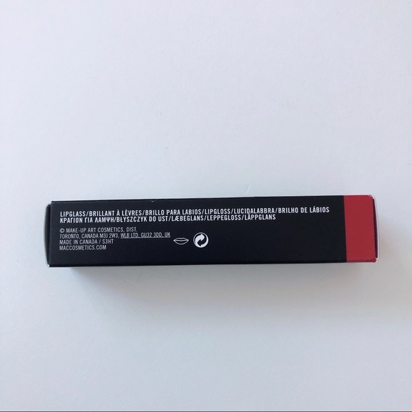 MAC Lipglass 328 Ruby Woo Lipgloss NEW in BOX! - Picture 9 of 10